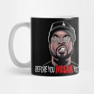 CHECK YO' SELF Mug